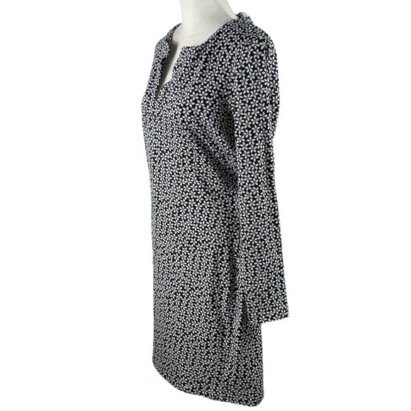 Chic & Effortless! Diane Von Furstenberg Reina Dress in Black & White Pr… - Picture 2 of 13